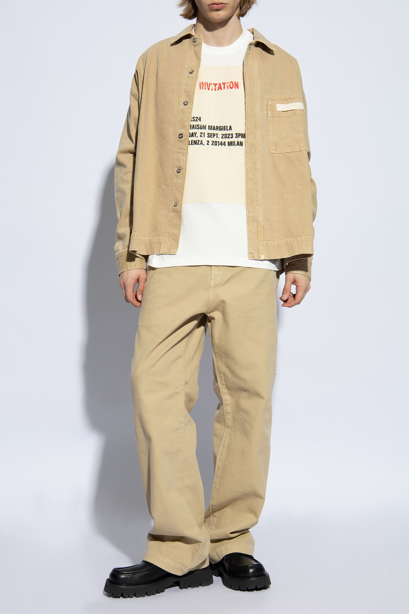 Maison Margiela(メゾン マルジェラ) COTTON TWILL SHIRT JACKET 